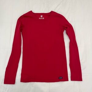 Red Long Sleeve Tee